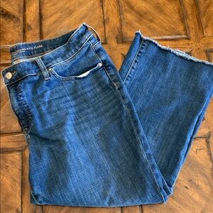 Chico's Dark Blue Ankle Flare Jeans